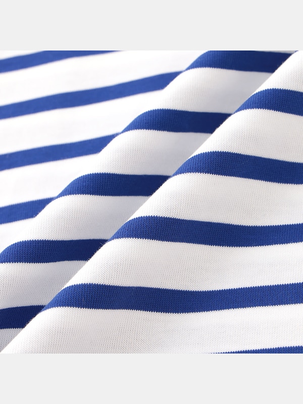 ボーダークルーネックTシャツ（長袖）