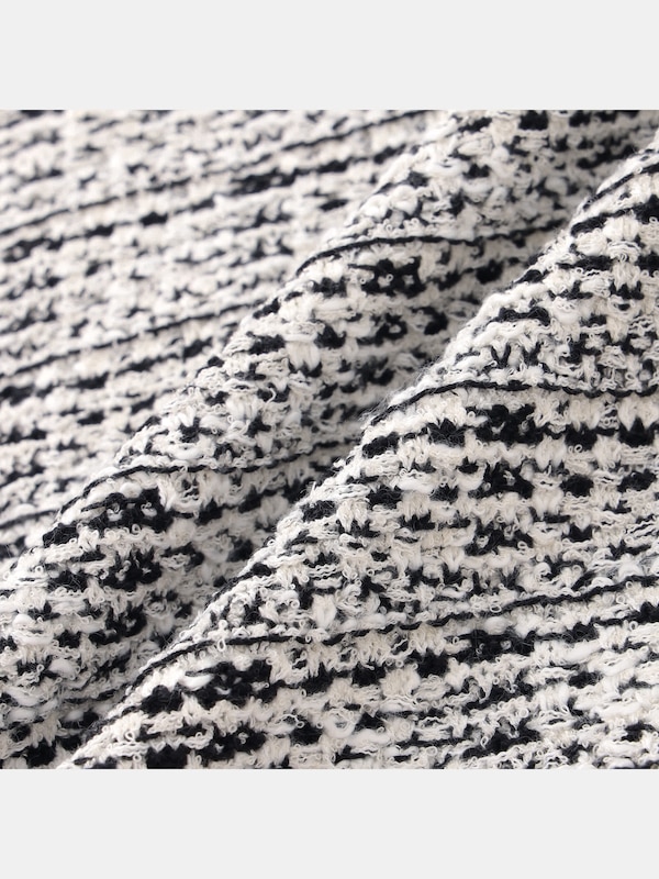 ツイードニットベスト