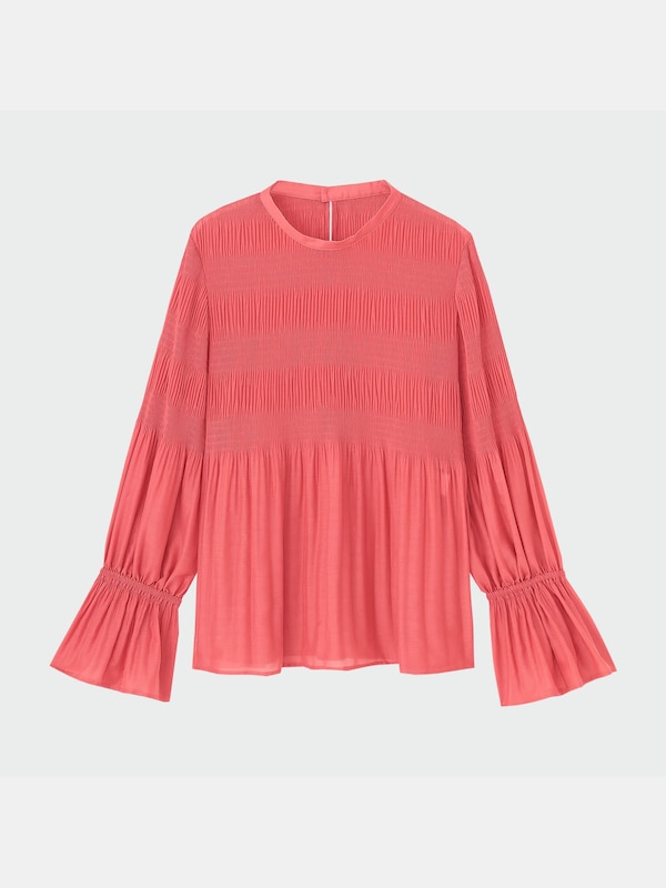 マジョリカプリーツブラウス（長袖）