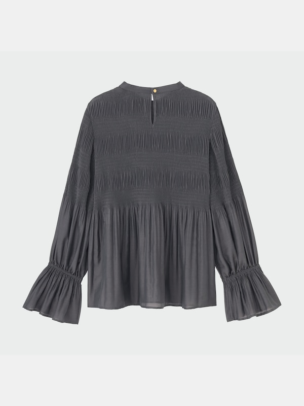 マジョリカプリーツブラウス（長袖）