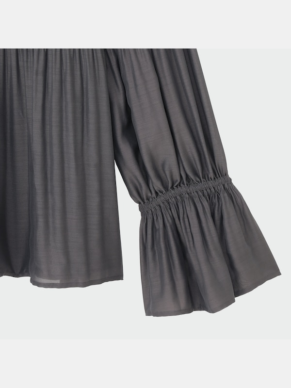 マジョリカプリーツブラウス（長袖）