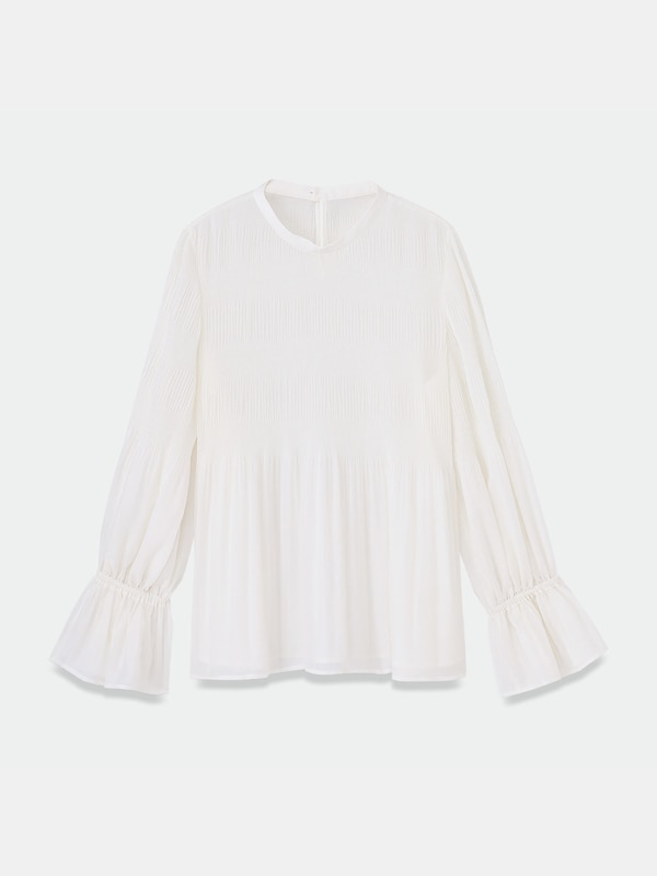 マジョリカプリーツブラウス（長袖）