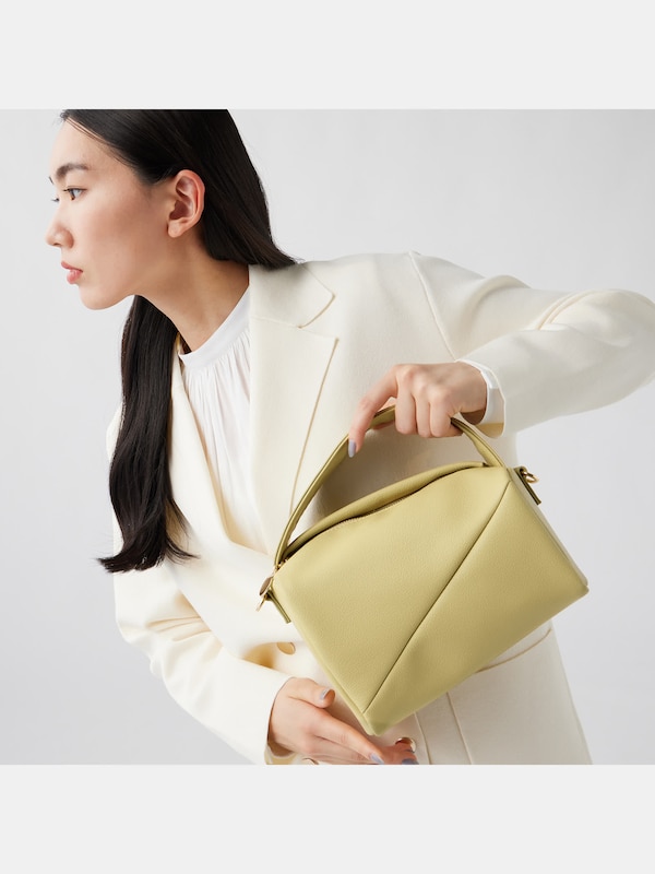 ソフトフェイクレザーショルダーバッグ