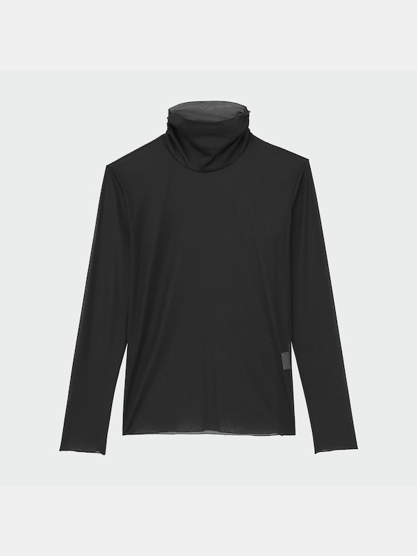 シアータートルネックTシャツ