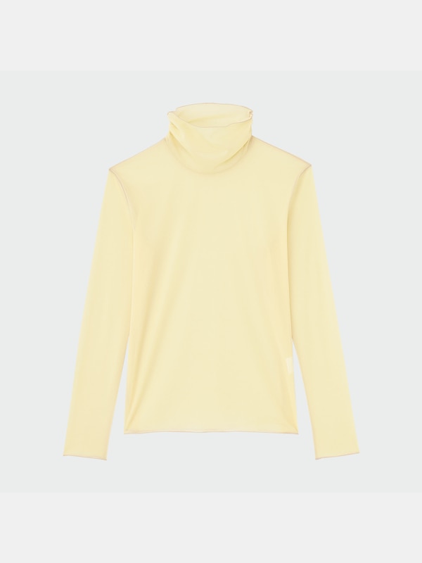 シアータートルネックTシャツ