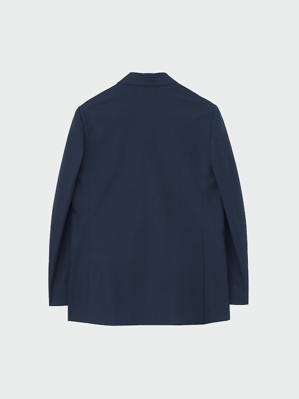 コットンブレンドオックスダブルジャケット