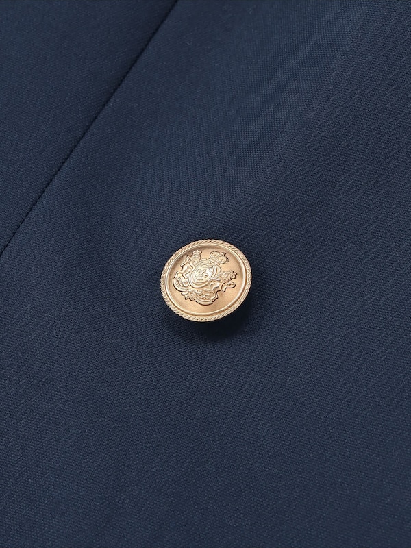 コットンブレンドオックスダブルジャケット