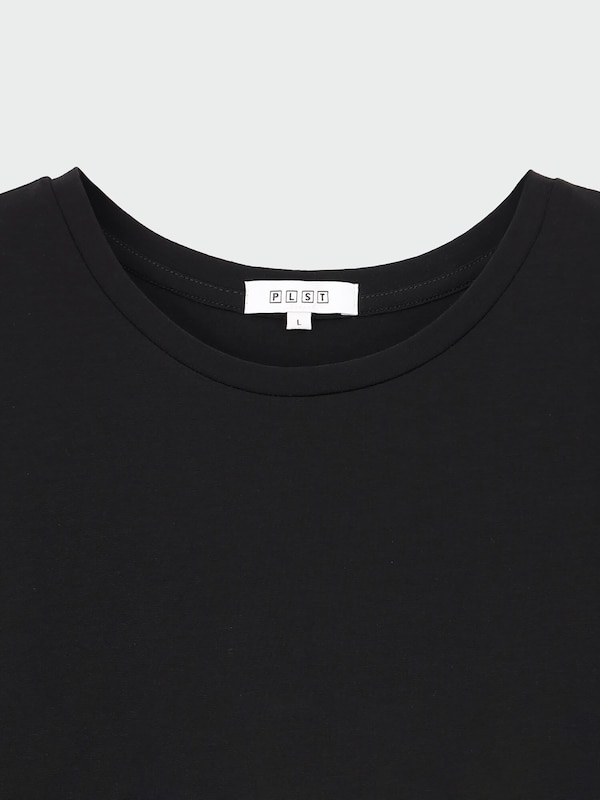 シルキーコットンブレンドコンパクトTシャツ（半袖）