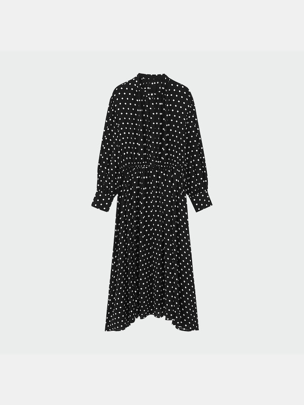 ドロストギャザーワンピース（長袖）/着丈112.0～119.0cm