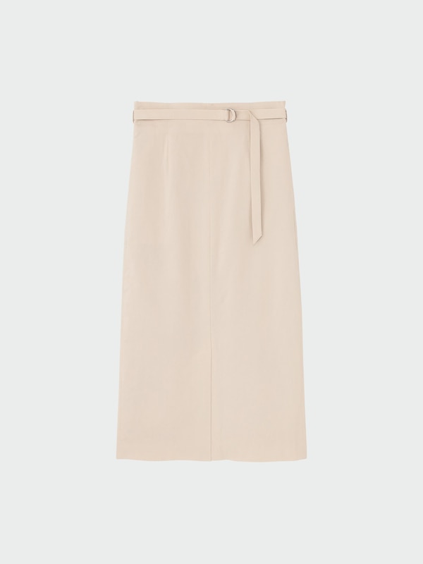 ハイストレッチリネンミックスナロースカート