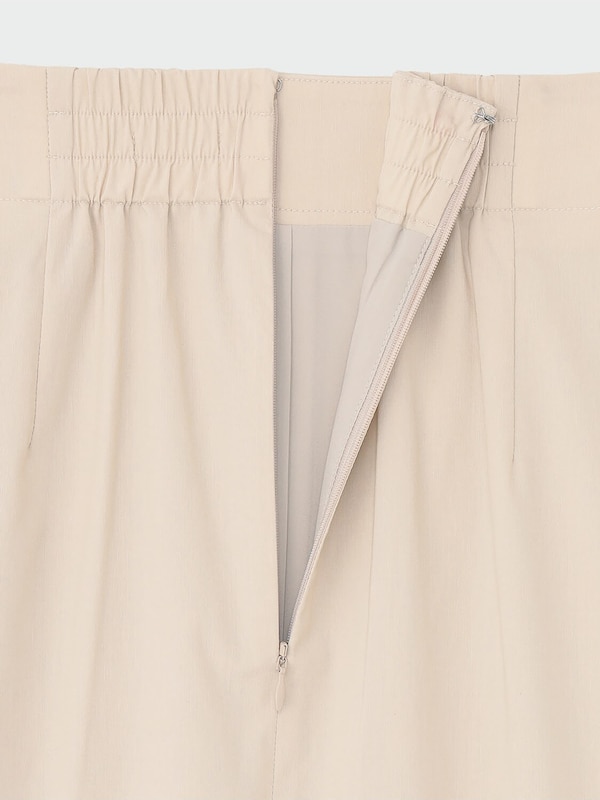 ハイストレッチリネンミックスナロースカート