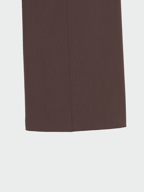 ハイストレッチリネンミックスタックワイドパンツ