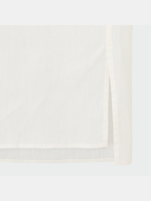 リネンブレンドオーバーサイズシャツ（長袖）