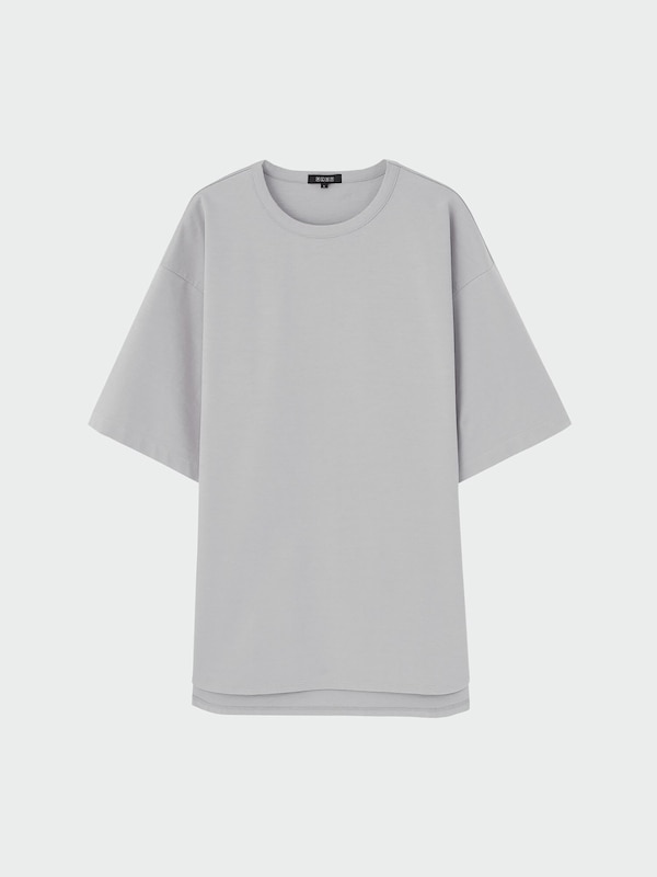 ストレッチコットンブレンドラウンドテールTシャツ（半袖）