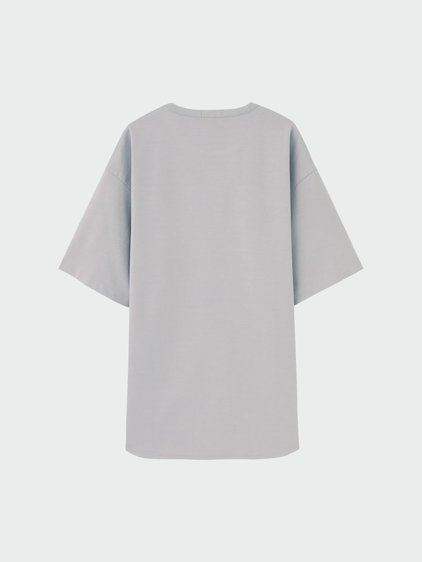 ストレッチコットンブレンドラウンドテールTシャツ（半袖）