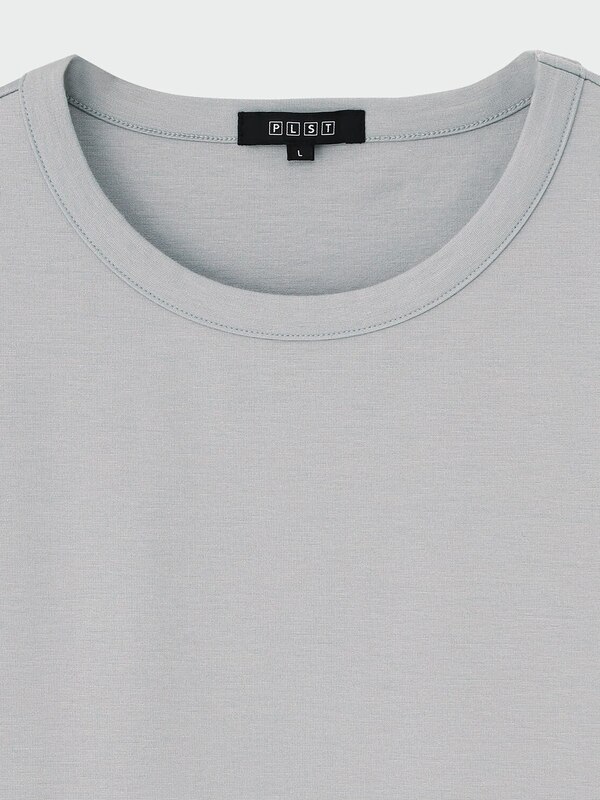 ストレッチコットンブレンドラウンドテールTシャツ（半袖）