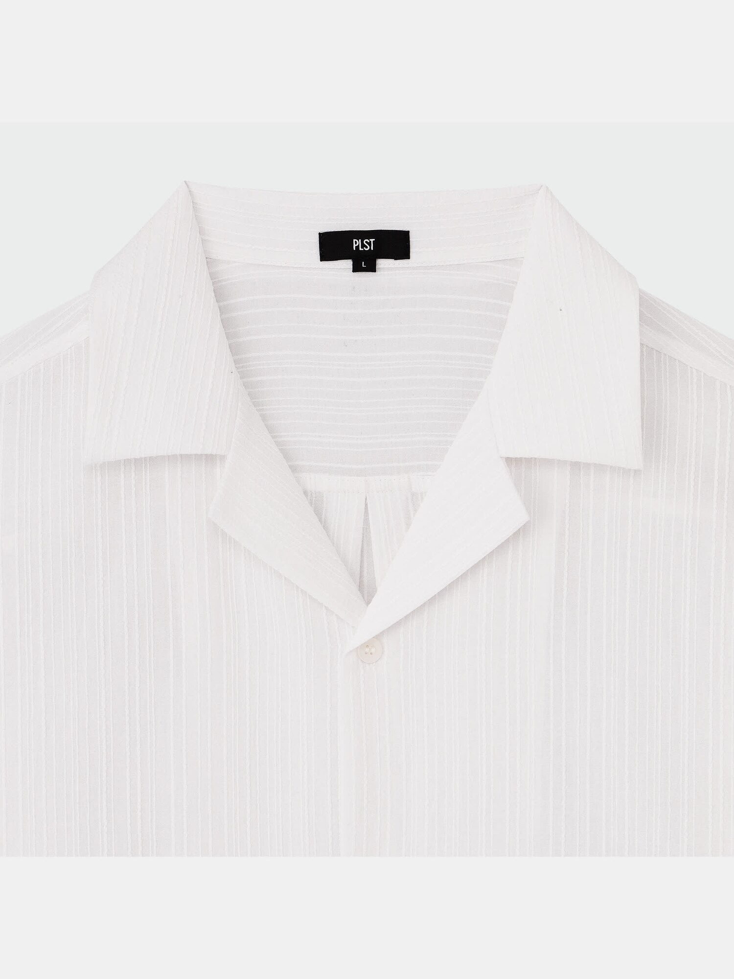 専用 未使用に近い 25SS PLST プラステ シアークロップドシャツ