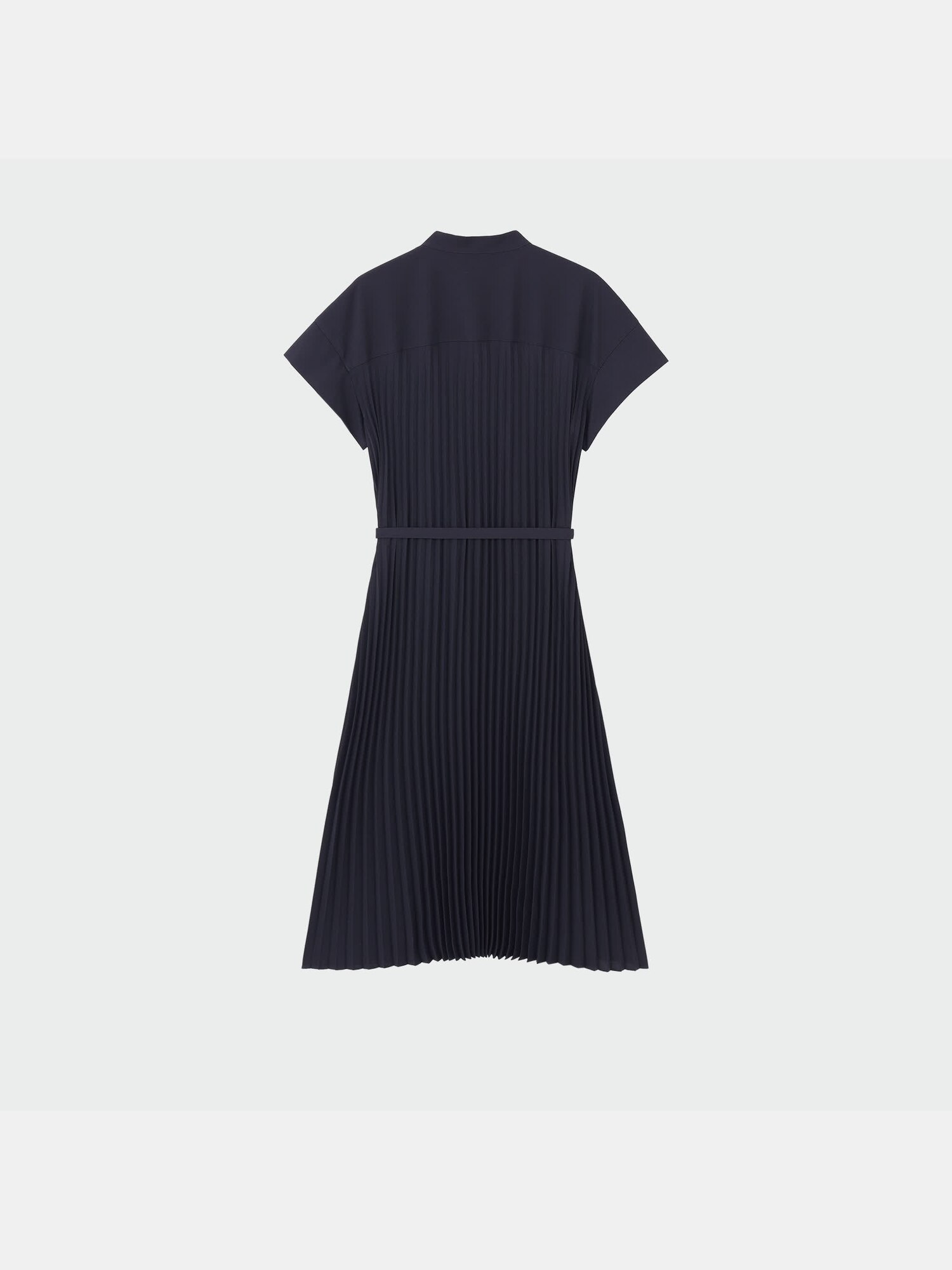 PLST(プラステ)公式 | 【丈短め】バックプリーツシャツワンピース（半袖）