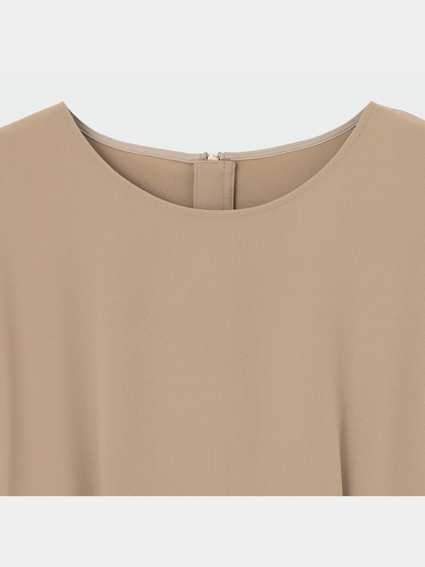 ウエストタックブラウスパンツセットアップ（半袖）