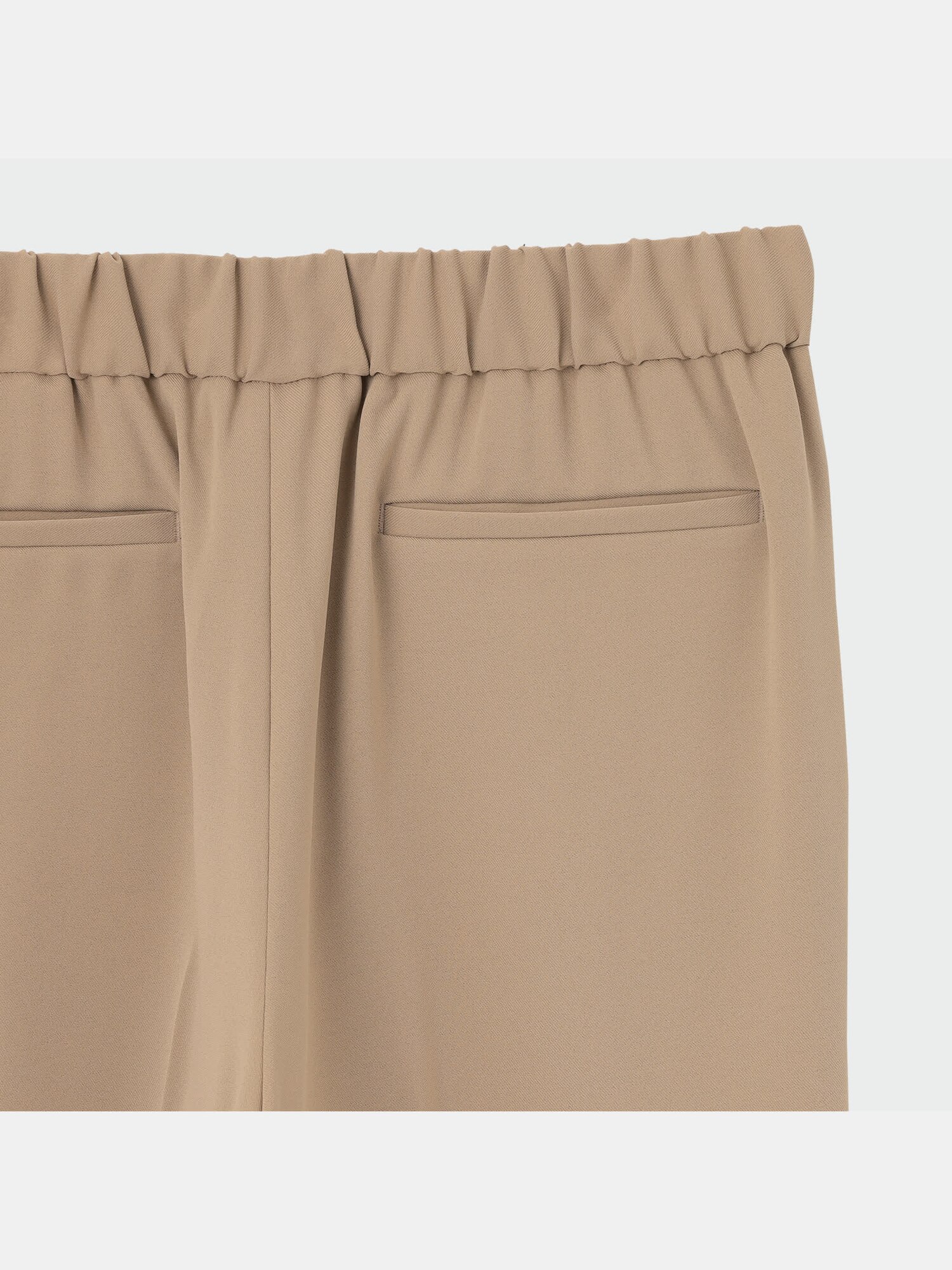 プラステ／23SS 半袖ブラウス センタープレスパンツ セットアップ ベージュS PLST(プラステ)公式 | ウエストタックブラウスパンツ