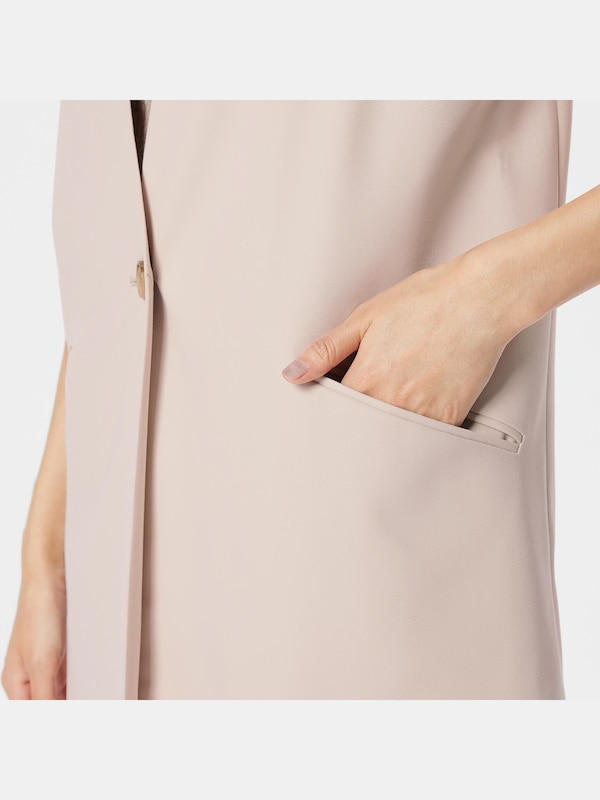 テックツイルカラーレスジレ