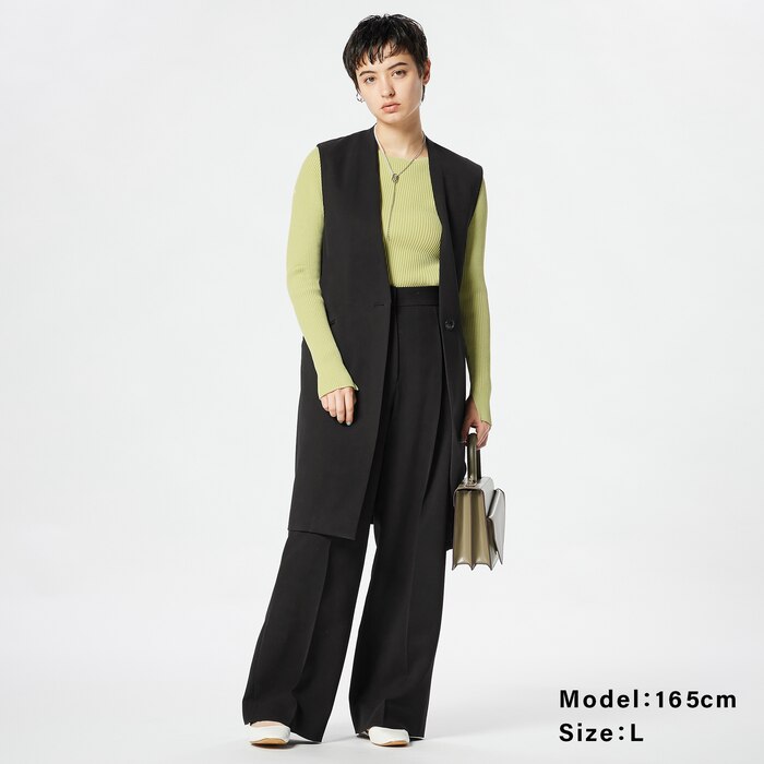 テックツイルワイドパンツ