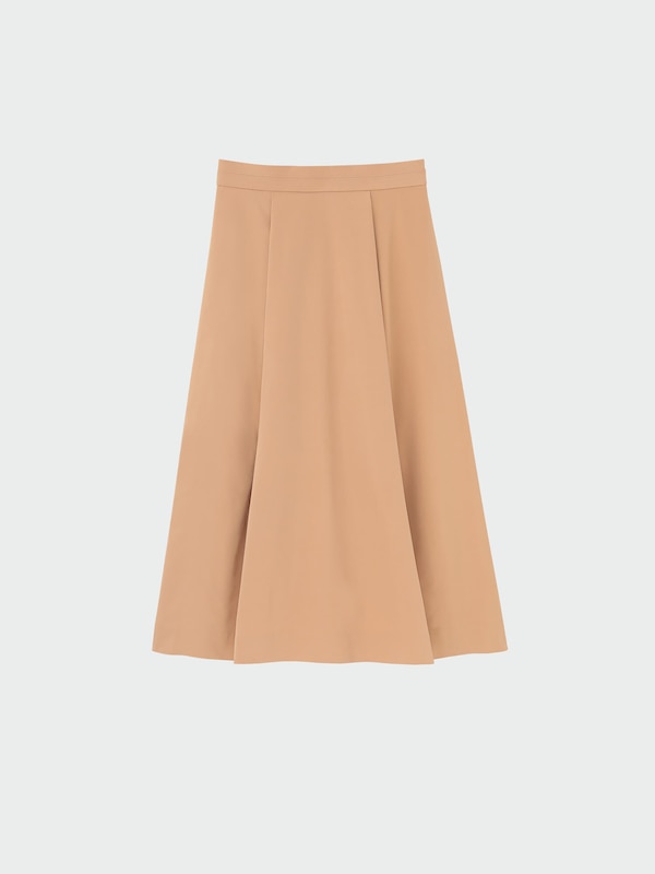 【丈短め】ボリュームフレアスカート