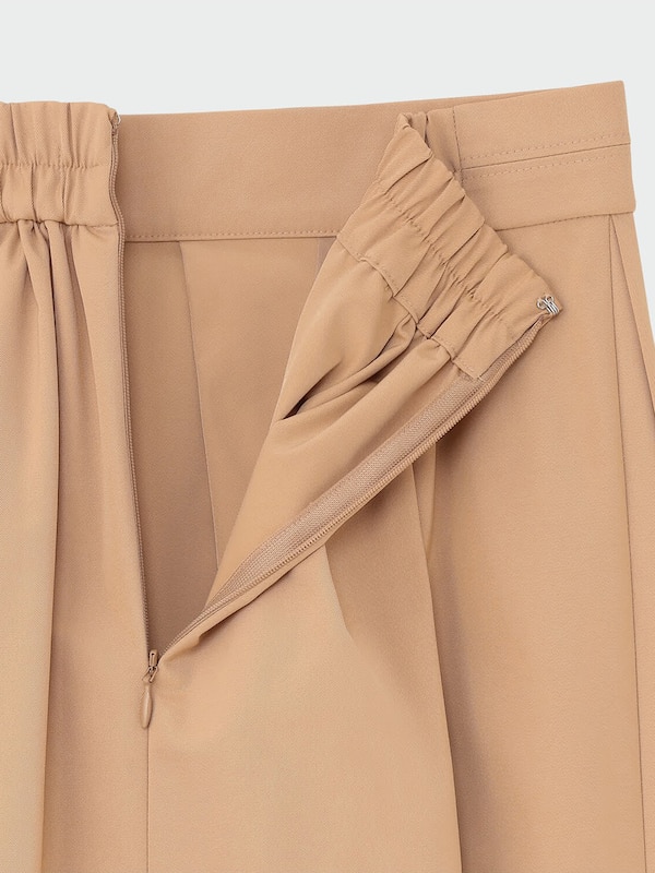 【丈短め】ボリュームフレアスカート