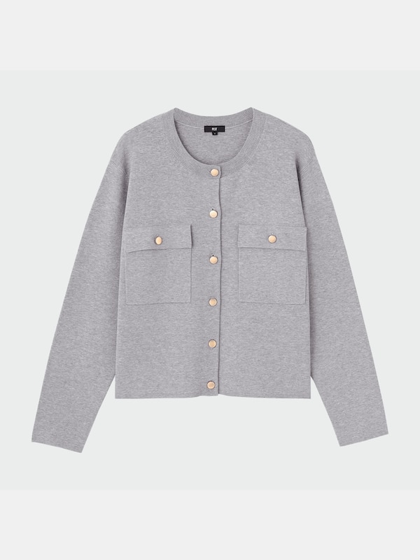 メタルボタンカーディガン （長袖）