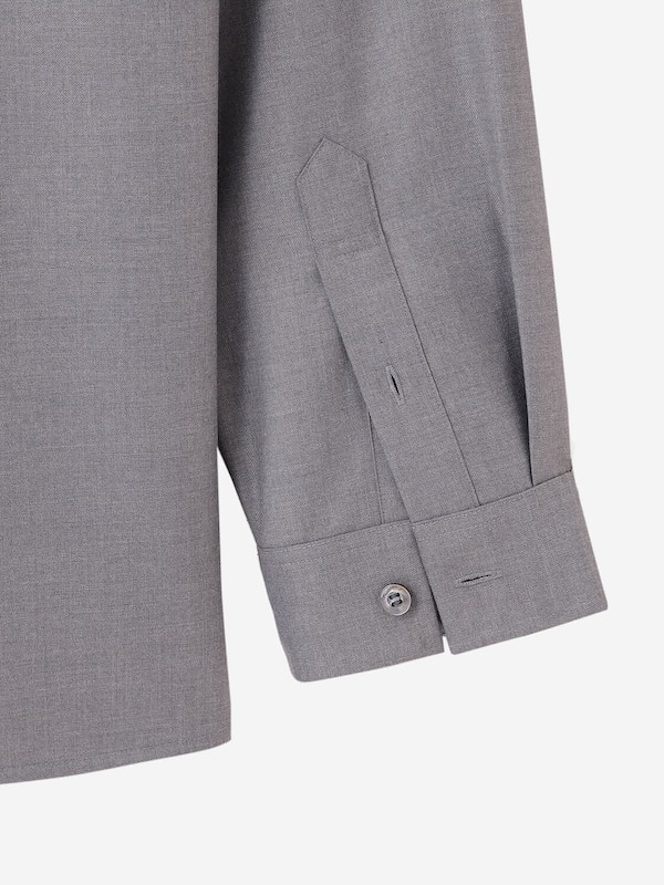 レーヨンブレンドレギュラーカラーシャツ（長袖）