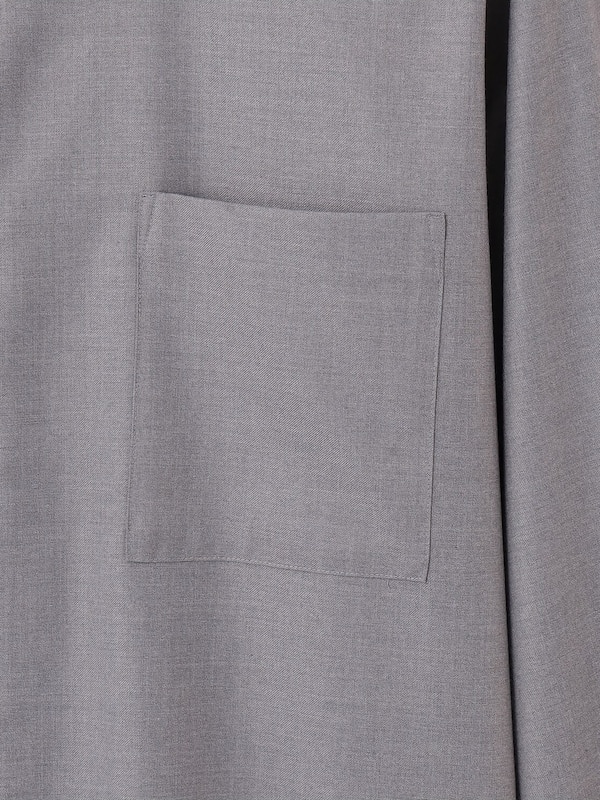 レーヨンブレンドレギュラーカラーシャツ（長袖）