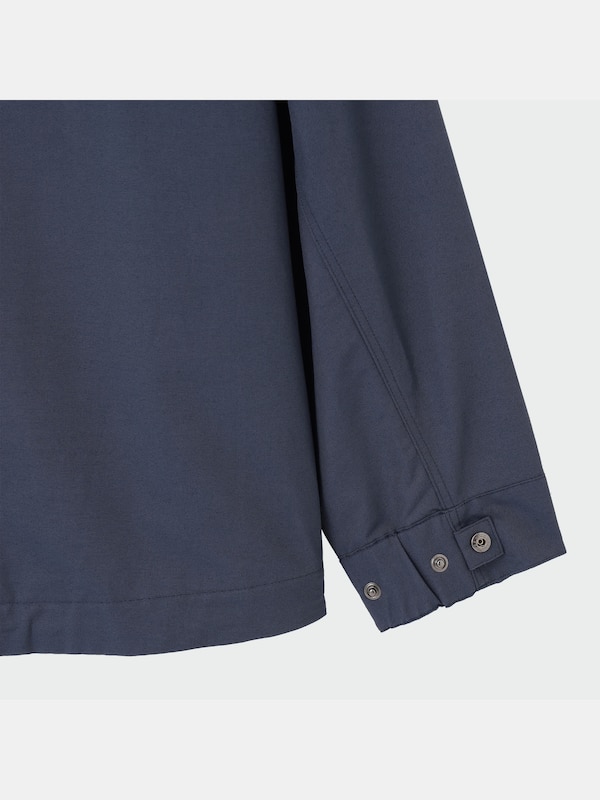 コットンブレンドフーデットパーカ