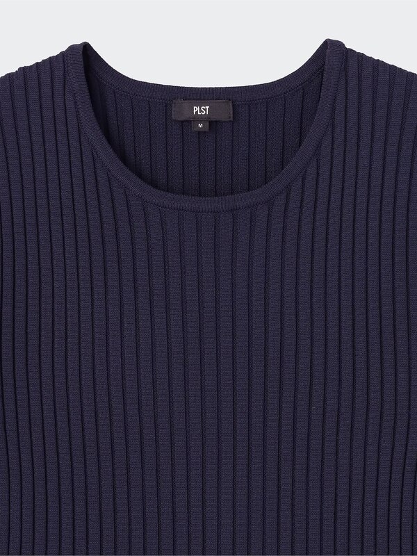 【丈短め】ホールガーメント®ニットフレアワンピース（長袖）