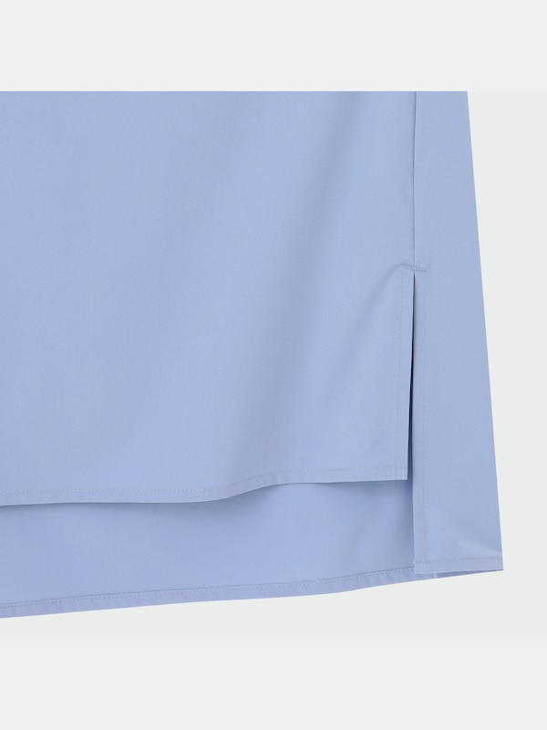 ハイネックギャザーブラウス（吸汗速乾）（長袖）