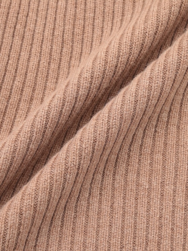 【丈短め】エクストラファインメリノウールミドルゲージニットスカート