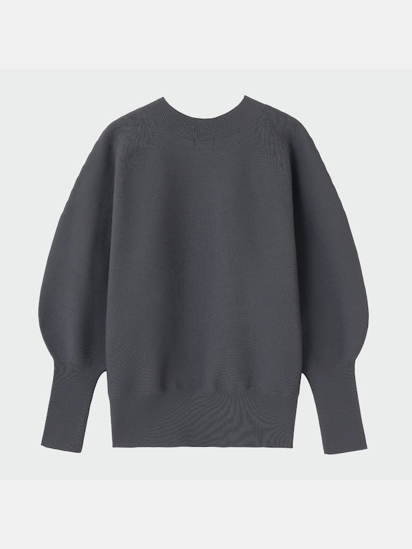 ホールガーメント®ニットボリュームスリーブセーター（長袖）