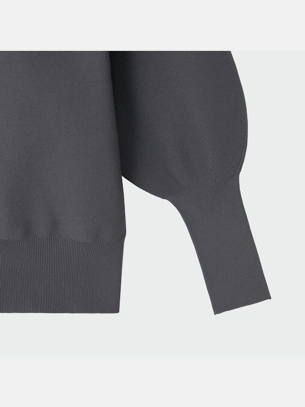 ホールガーメント®ニットボリュームスリーブセーター（長袖）