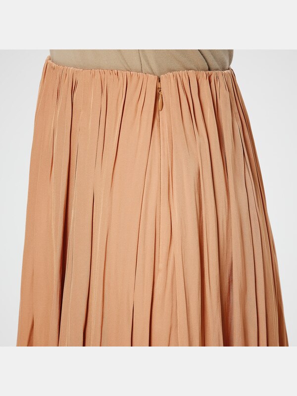 ギャザーミモレスカート