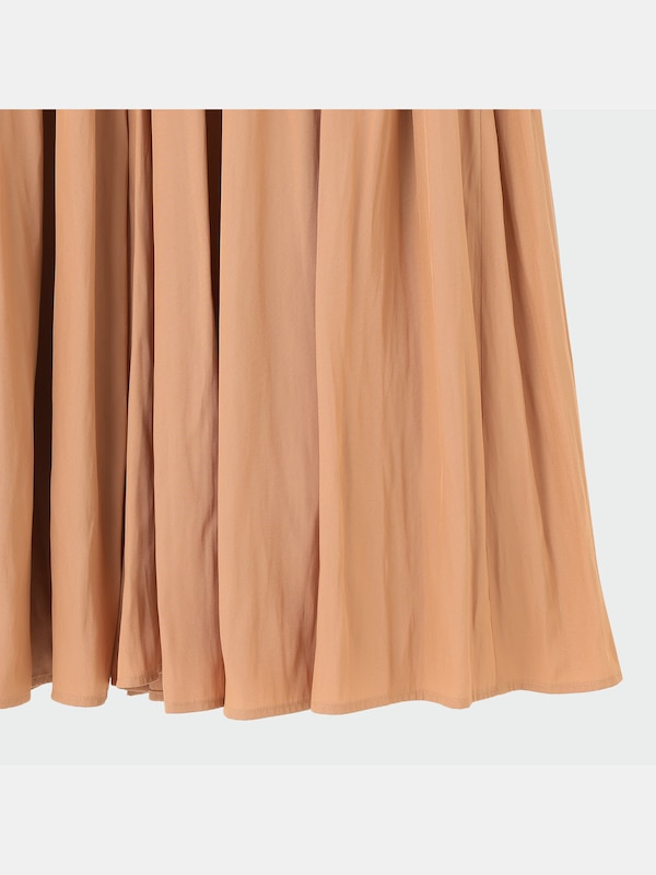 ギャザーミモレスカート