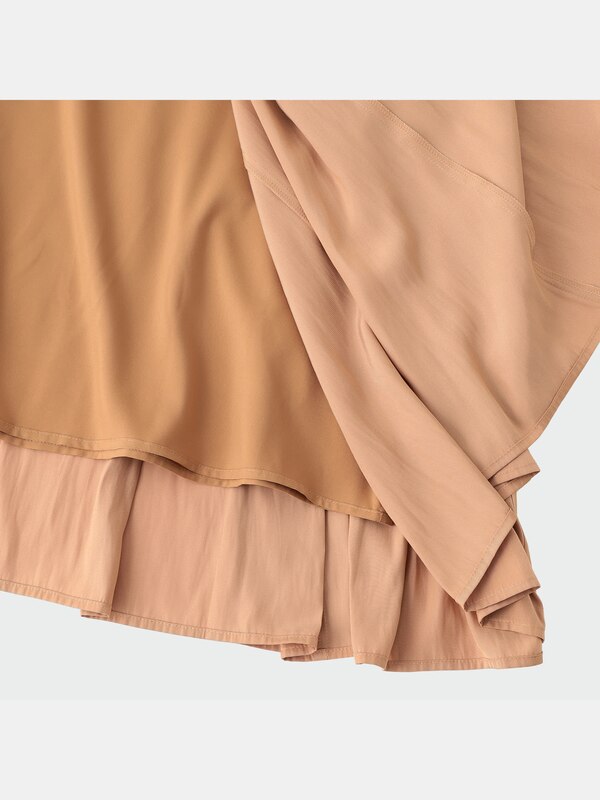 ギャザーミモレスカート