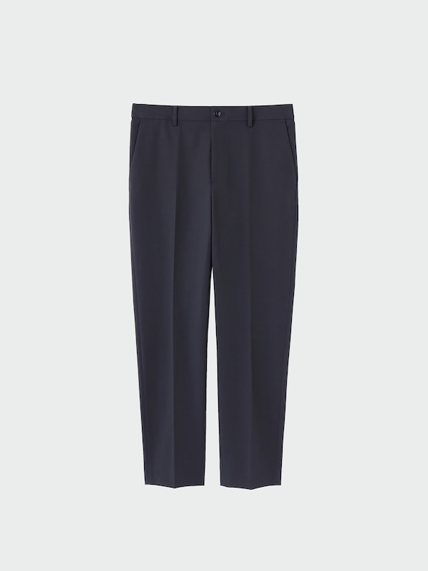 【丈長め】PLUS STYLEパンツ（コットンブレンド）