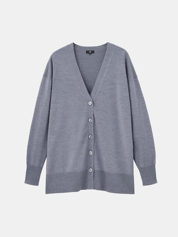 2024年モデル エクストラリラックスファインメリノウールブレンドカーディガン