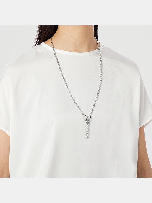 ラリエットチェーンネックレス