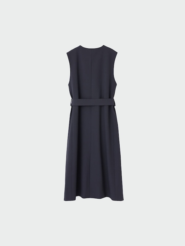 ブラッシュドバック2WAYロングジレ