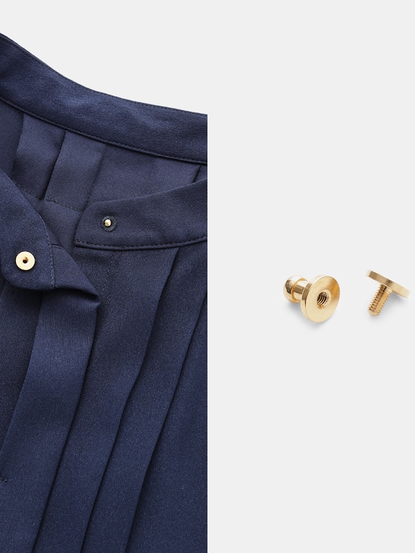 ウエストギャザーワンピース（長袖）