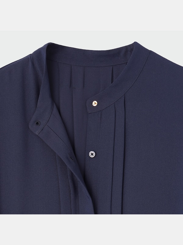 ウエストギャザーワンピース（長袖）