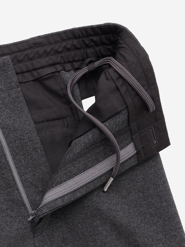 ウォッシャブルジャージーメルトンイージーパンツ