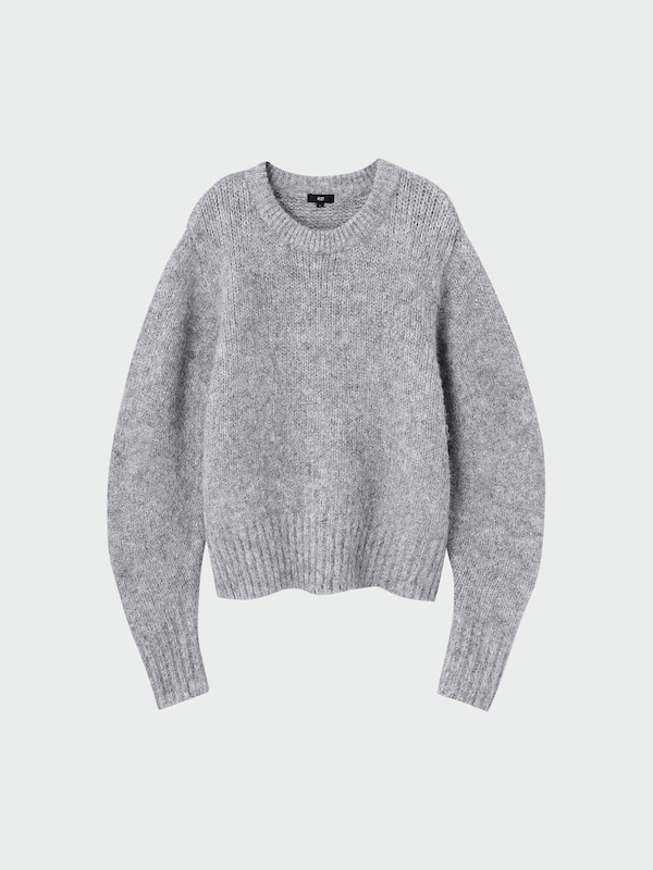 スパンコールバックスリットセーター