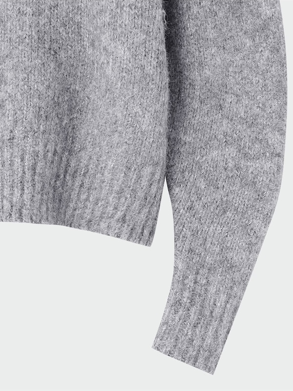 スパンコールバックスリットセーター