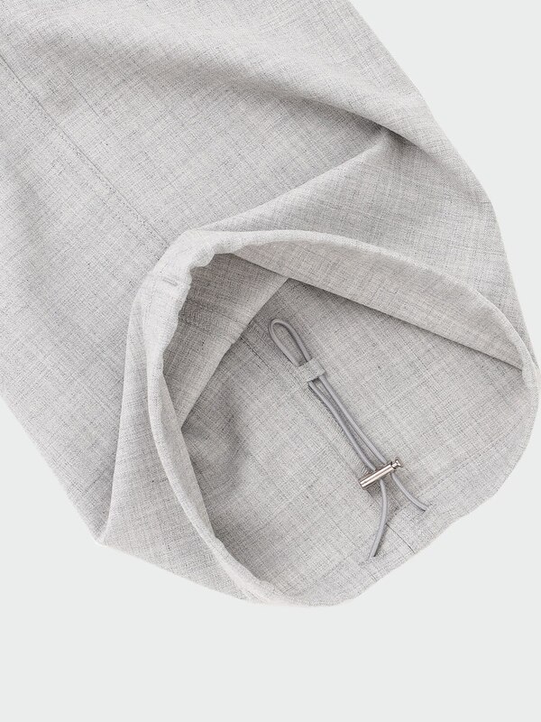 ウールブレンドパラシュートカーゴパンツ